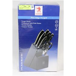 NEW J.A.HENCKLES 8 PC KNIFE BLOCK SET