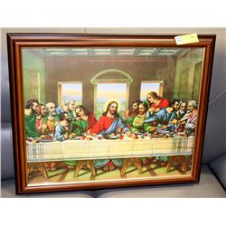 LAST SUPPER FRAMED PICTURE.