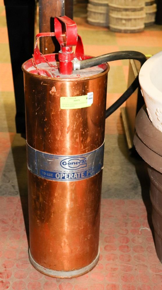 VINTAGE GENERAL COPPER FIRE EXTINGUISHER