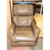 Image 1 : BROWN LEATHERETTE RECLINER