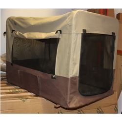 FOLDABLE PET CRATE 35"L X 24 1/2"H X 21" W