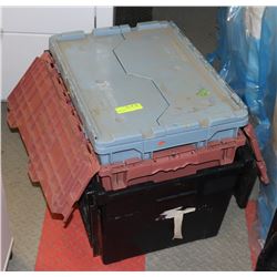 SET OF 3 HEAVY DUTY BUTTERFLY LEAF BINS