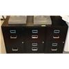 Image 1 : LOT OF 3- 2 DRAWER FILING CABINETS
