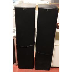2 NUANCE SPEAKERS SUBWOOFERS N-100