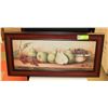 Image 1 : FRAMED FRUIT PICTURE