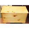Image 1 : SOLID PINE WOOD STORAGE CHEST