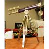 Image 1 : WOOD & BRASS TABLE TOP TELESCOPE