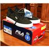 NEW FILA MEN'S SIZE 9 BLACK AND WHITE SHOES