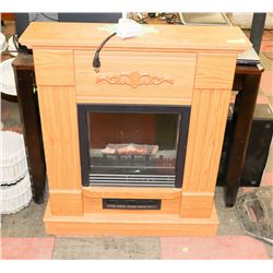ELECTRIC FIREPLACE WITH  MANTLE