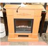 ELECTRIC FIREPLACE WITH  MANTLE