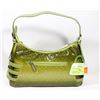 GREEN PRINCESS FLORENCE SNAKE SKIN STYLE PURSE