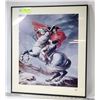 Image 1 : FRAMED NAPOLEAN PICTURE