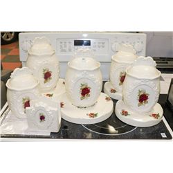 ESTATE 14 PC CANISTER SET.