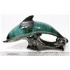 Image 1 : BLUE MOUNTAIN POTTERY DOLPHIN. 12" X 7"