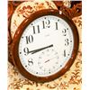 Image 1 : ROYALE LARGE WOOD FRAMED CLOCK.