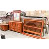 Image 1 : WOOD QUEEN SIZE BEDROOM SUITE INCL HEADBOARD,