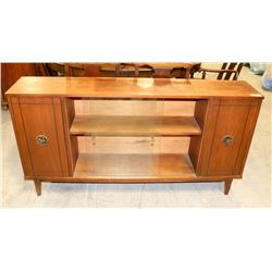 WOOD BUFFET, 60"X12"X32".