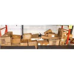 LARGE LOT OF ASSORTED HVAC MATERIAL, EXHAUST FANS