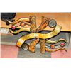 Image 1 : DECORATIVE METAL WALL ART - 37"W X 27"H -