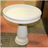CONCRETE 2 PC BIRDBATH 15"X15"