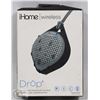 IHOME DROP+ BLUETOOTH SPEAKER (UNOPENED)