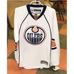 JORDAN EBERLE AUTOGRAPHED OILERS JERSEY NEW WITH