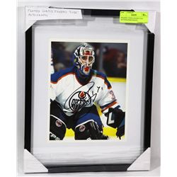 FRAMED CURTIS JOSEPH CUJO AUTOGRAPHED PHOTO.