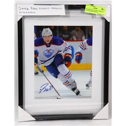 FRAMED RYAN NUGENT-HOPKINS AUTOGRAPHED PHOTO.