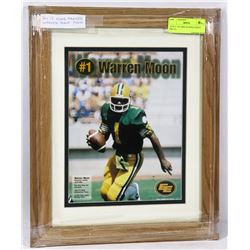 16"X13" FRAMED WARREN MOON PHOTO.