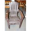 Image 1 : LOT OF 2 ADIRONDAK DECK CHAIRS
