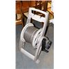 Image 1 : GREEN GARDEN HOSE REEL WITH 100FT RUBBER HOSE