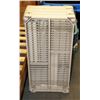 Image 1 : OFF-WHITE 4-TIER PLASTIC STORAGE SHELF -