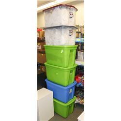 GROUP OF 6 ASSORTED TOTES.