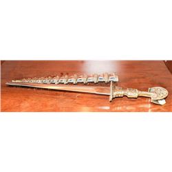 DECORATIVE FANTASY STEEL SWORD IN A SHEATH