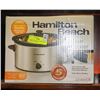 Image 1 : HAMILTON BEACH 4 QUART SLOW COOKER (UNUSED)