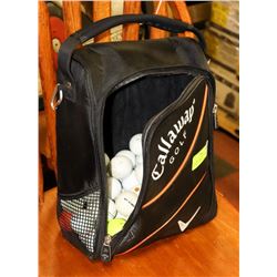 CALLAWAY GOLF BAG WITH ASSORTED GOLF BALLS