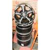 Image 1 : SET OF FOUR 17" MAG WHEEL RIMS.