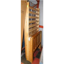 PINE BUNK BED UNASSEMBLED.