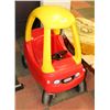 Image 1 : LITTLE TIKES RED AND YELLOW KIDS CAR