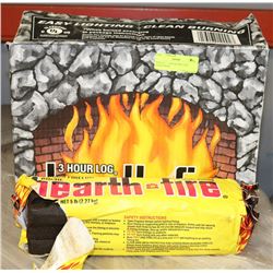 BOX OF 7 - 3 HOUR FIRELOGS HEARTHFIRE