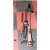 Image 1 : 2 HEDGE TRIMMERS AND WEED WACKER.