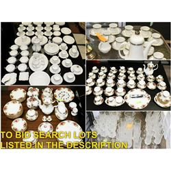 FEATURED: CRYSTAL AND CHINA SETS!