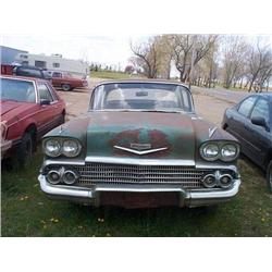 RARE 1958 CHEVROLET BELAIR 2DR SEDAN-FUEL INJECTE
