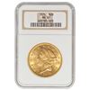 Image 1 : 1876 $20 Liberty Head Double Eagle Gold Coin NGC MS61