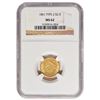 Image 1 : 1861 $2.5 Liberty Head Quarter Eagle Gold Coin NGC MS62