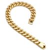 Image 1 : PLATED 14KT Gold Link Bracelet