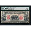 Image 1 : 1901 $10 Bison Legal Tender Note PMG 30