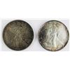 Image 1 : 1990 & 1992 AMERICAN SILVER EAGLES