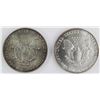 Image 2 : 1990 & 1992 AMERICAN SILVER EAGLES