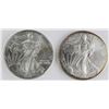 Image 1 : 1999 & 1998 AMERICAN SILVER EAGLES